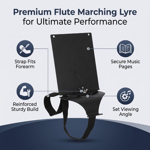 New flute sheet music - new, stand