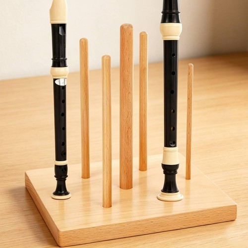 Recorders stand wood flute - wood,