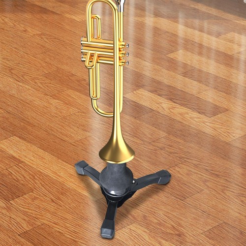 Foldable trumpet stand - foldable,